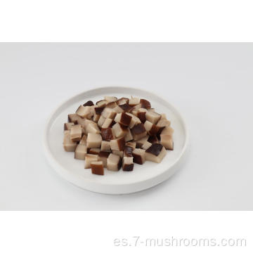 Champiñones Shiitake sin añadidos ingredientes sintéticos.